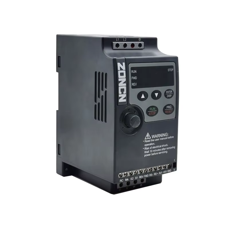 Frequency converter 220V single-phase 1 horsepower 0.75 kilowatt VFD frequency converter